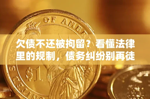 北京欠债不还被拘留？看懂法律里的规制，债务纠纷别再徒劳奔波