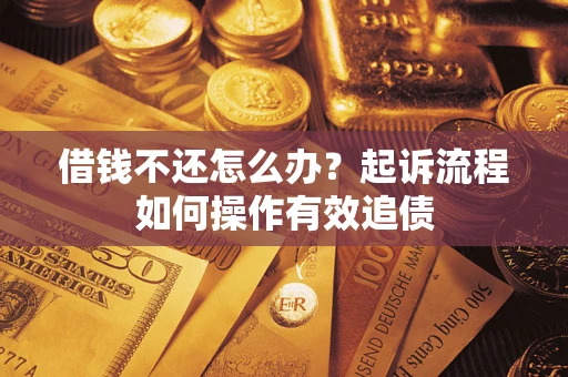 北京借钱不还怎么办？起诉流程如何操作有效追债