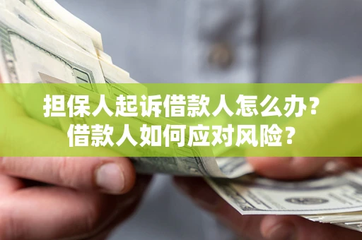 北京担保人起诉借款人怎么办？借款人如何应对风险？